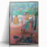 Impressionist Art Print - Gauguin's "The Call" Tropical Scene