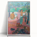 Impressionist Art Print - Gauguin's "The Call" Tropical Scene