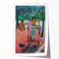 Impressionist Art Print - Gauguin's "The Call" Tropical Scene