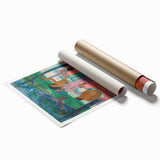 Impressionist Art Print - Gauguin's "The Call" Tropical Scene