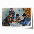 Impressionism Wall Art - "The Card Players" by Cézanne Print