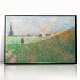 A Summer Landscape" Modern Wall Art - Contemporary Impressionist Decor