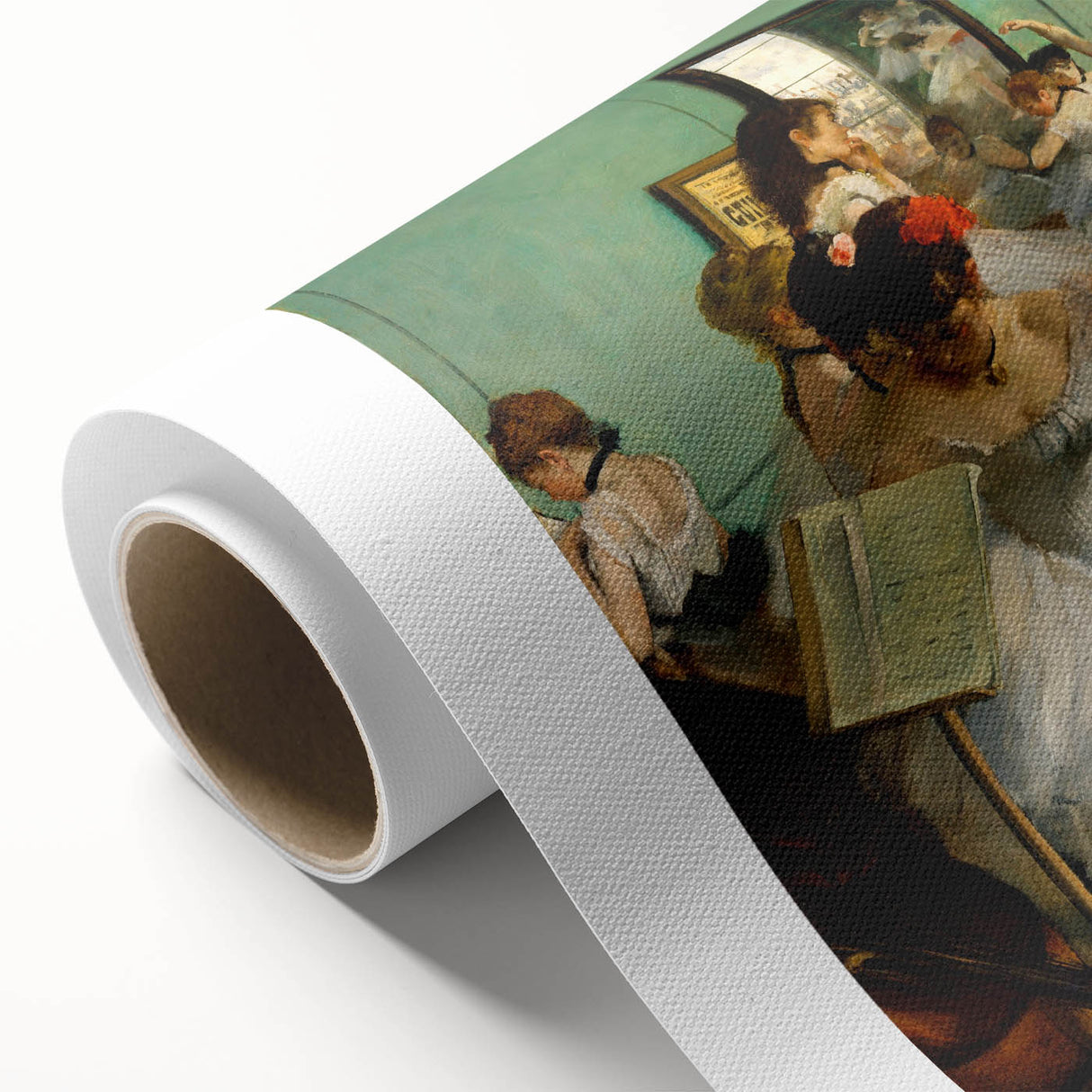 Impressionist Ballet Scene - Edgar Degas Dance Class Wall Art Print