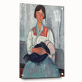Modern Wall Art - Abstract Portrait of Gypsy Woman with Baby
