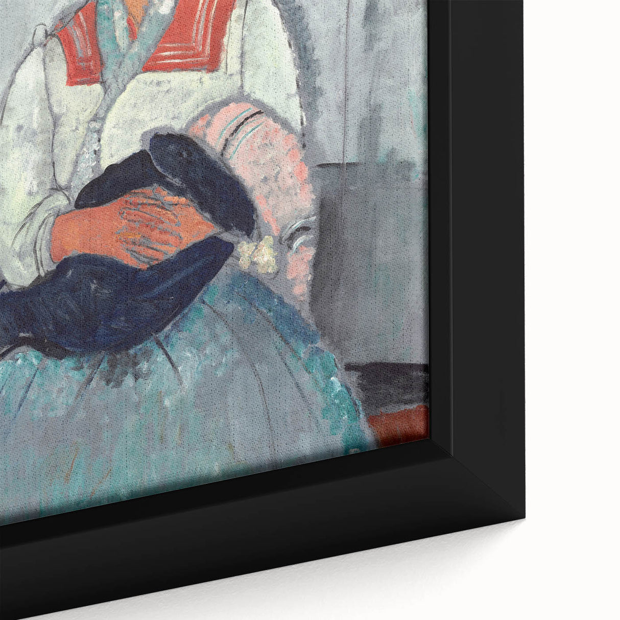 Modern Wall Art - Abstract Portrait of Gypsy Woman with Baby