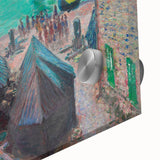 Impressionist Art – Sunset Over the River Claude Monet Style Print