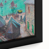 Impressionist Art – Sunset Over the River Claude Monet Style Print