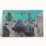 Impressionist Art – Sunset Over the River Claude Monet Style Print