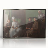 The Artist and His Family - Classic Romanticism Canvas Wall Art