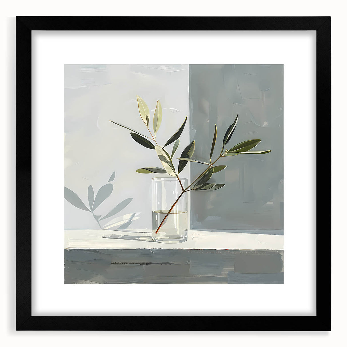 Elegant Dining Room Art Prints - Olive Branch Still Life