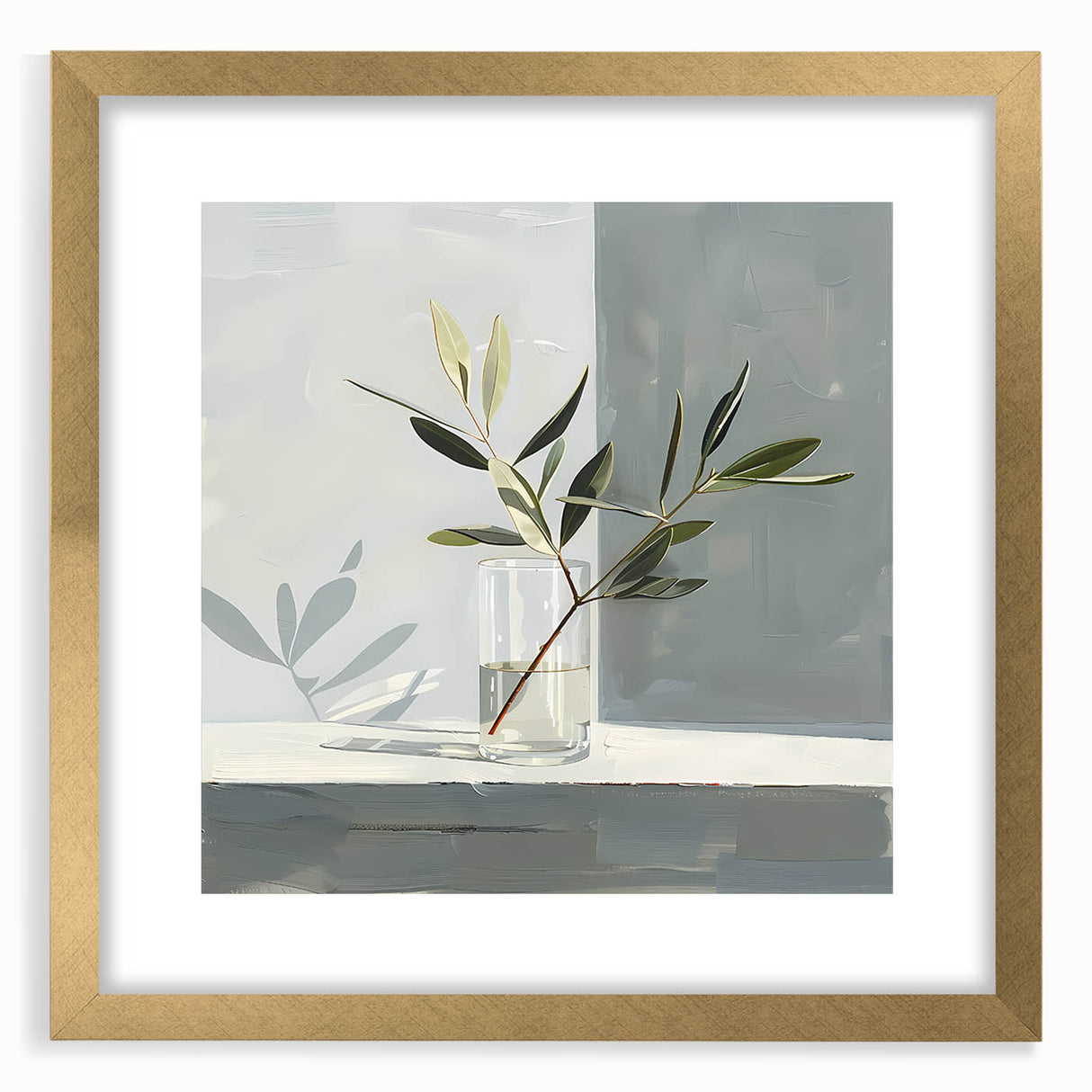 Elegant Dining Room Art Prints - Olive Branch Still Life