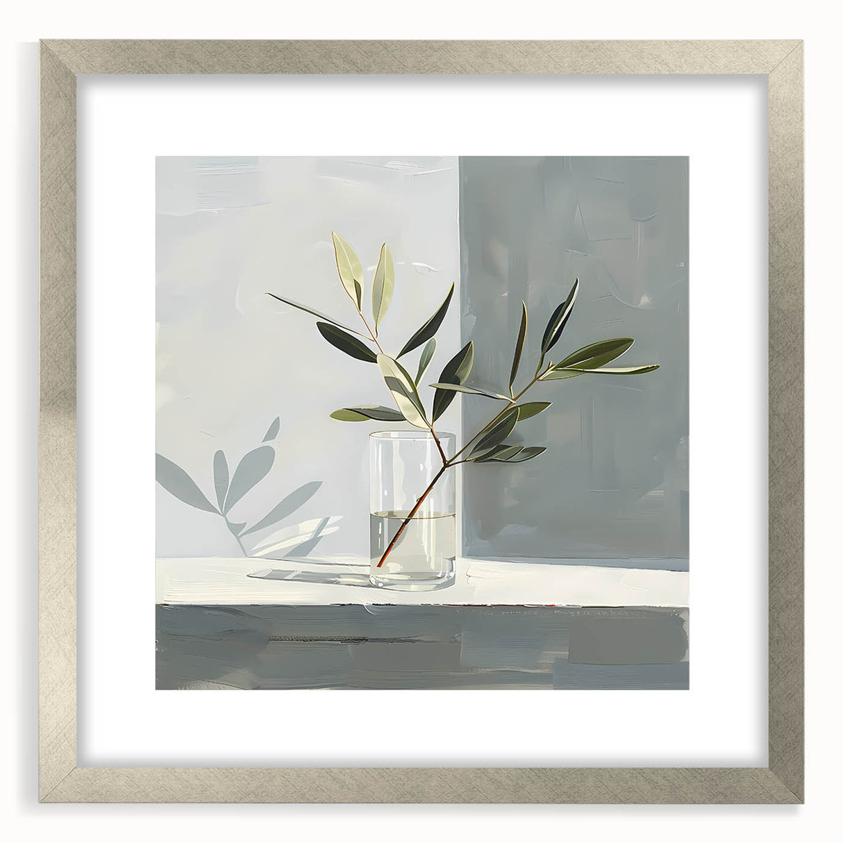 Elegant Dining Room Art Prints - Olive Branch Still Life
