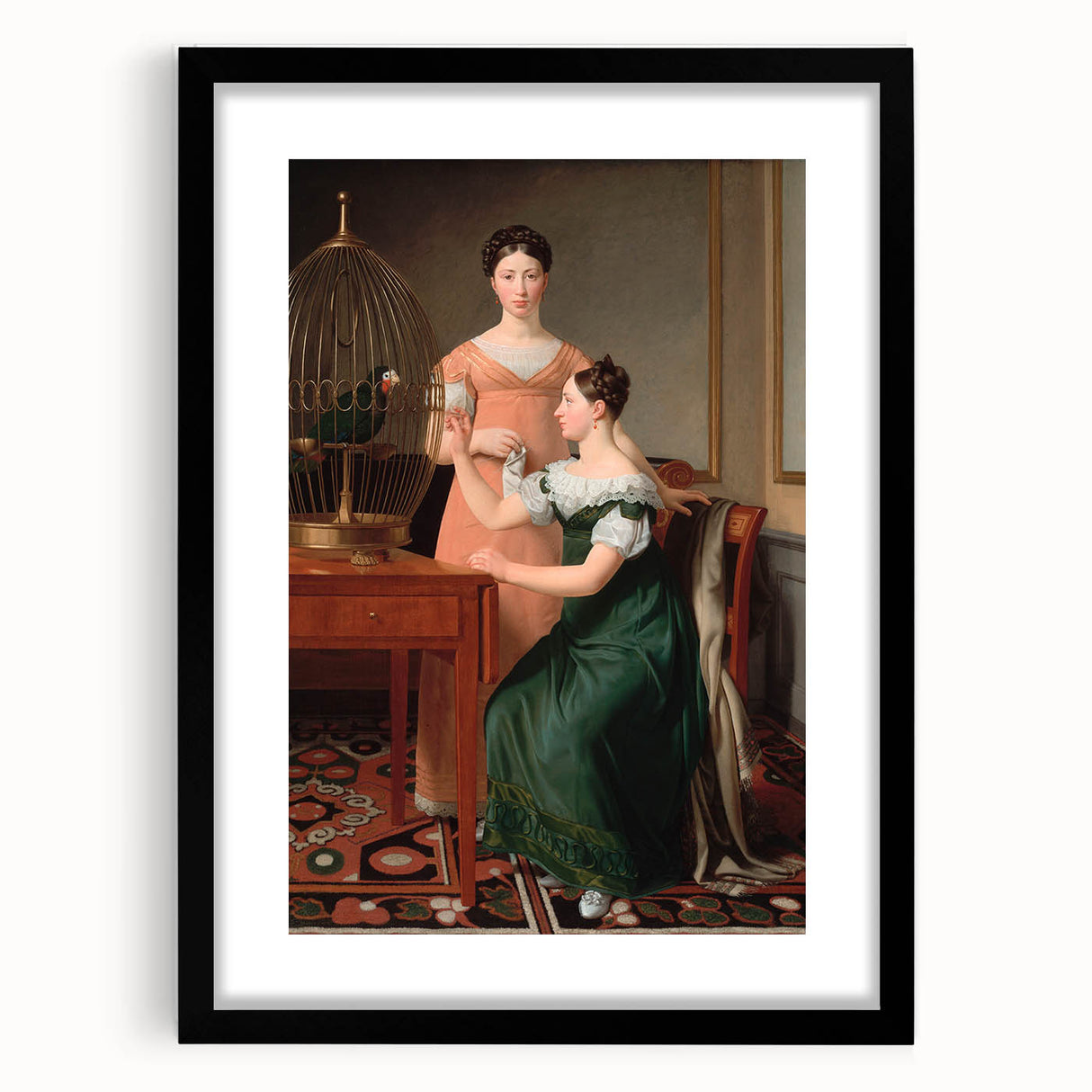 Neoclassical Art Print: Bella and Hanna Nathanson by Eckersberg - Refined Style