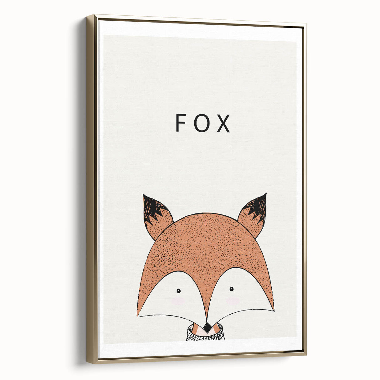 Fox Nursery Canvas Prints - Children's Wall Art for Baby Room
