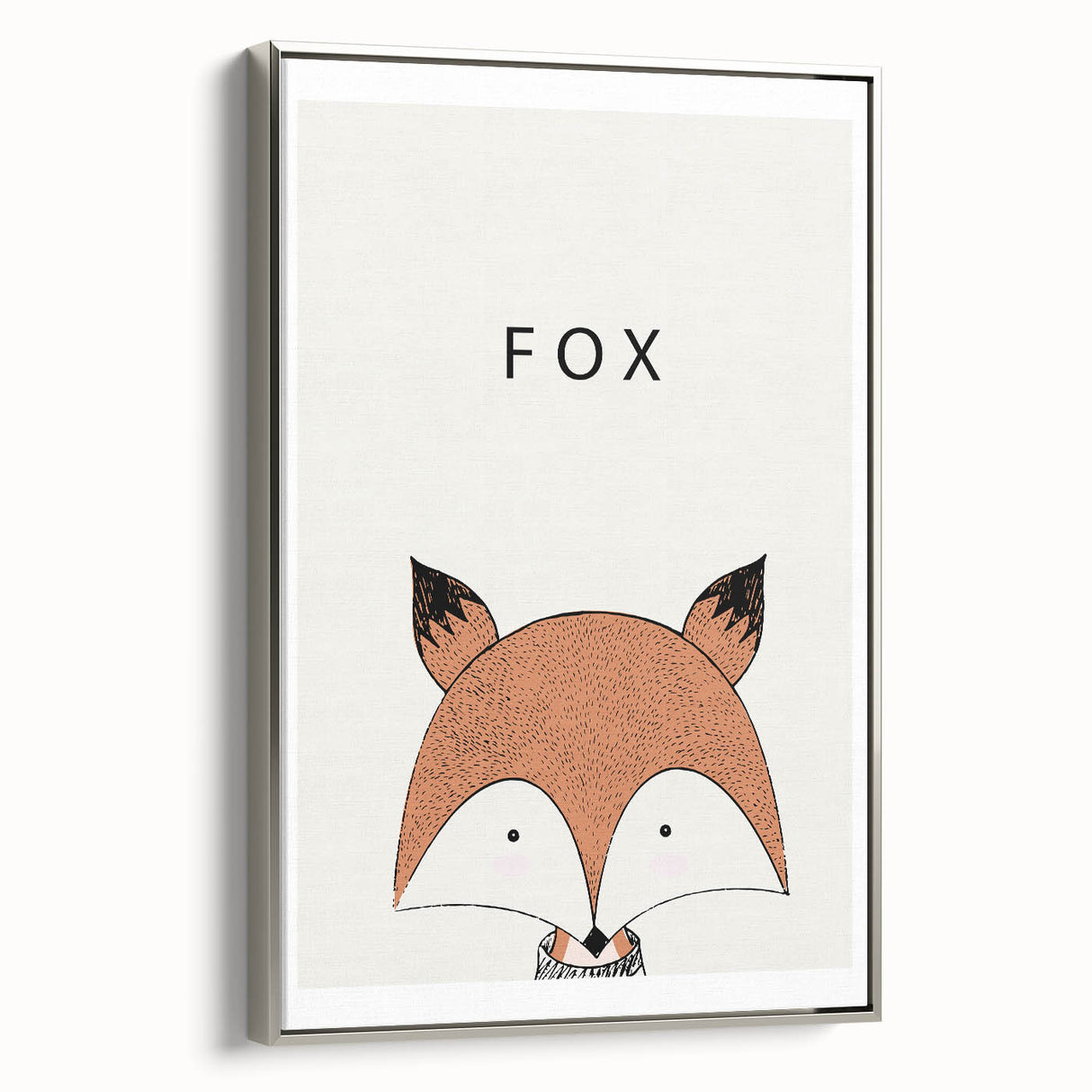 Fox Nursery Canvas Prints - Children's Wall Art for Baby Room