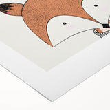 Fox Nursery Canvas Prints - Children's Wall Art for Baby Room