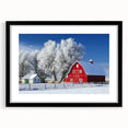 Landscape barn frame in matte black, showcasing a rustic design with a modern touch, ideal for home decor. Perfect for displaying artwork or photographs.
