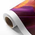 Landscape canvas print showcasing vibrant canyons with rich earth tones and intricate textures, rolled and ready for display, ideal for home decor enthusiasts.