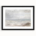 Black landscape frame with a white mat, showcasing a scenic artwork, designed for modern home decor. Ideal for enhancing living spaces with elegance.