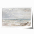 Vibrant rolled print showcasing a stunning abstract landscape design in rich hues of blue and green, elegantly packaged in a protective cardboard tube. Ideal for home decor enthusiasts seeking unique artwork.