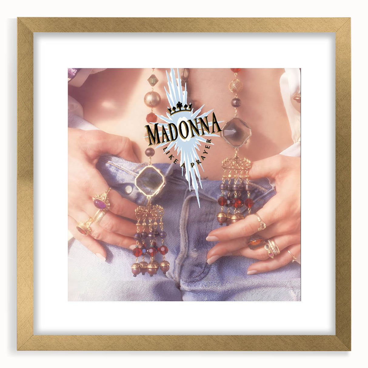 Madonna Retro Wall Art – Like a Prayer Vintage Canvas Print