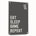 Eat Sleep Game Repeat - Boys Room Wall Art Kids Wall Art Prints