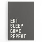 Eat Sleep Game Repeat - Boys Room Wall Art Kids Wall Art Prints