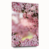 Large abstract wall art on acrylic glass featuring swirling spring tones, ideal for bedroom or dining room decor.