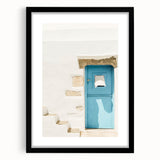 Extra large abstract art print featuring textured swirls in vibrant colors on a black framed canvas.