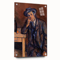Impressionist Portrait Art - Cézanne's "The Drinker" Print