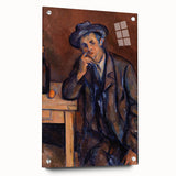 Impressionist Portrait Art - Cézanne's "The Drinker" Print