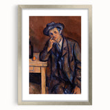 Impressionist Portrait Art - Cézanne's "The Drinker" Print