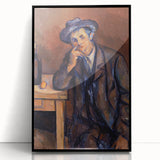 Impressionist Portrait Art - Cézanne's "The Drinker" Print