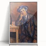 Impressionist Portrait Art - Cézanne's "The Drinker" Print
