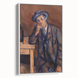 Impressionist Portrait Art - Cézanne's "The Drinker" Print
