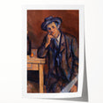 Impressionist Portrait Art - Cézanne's "The Drinker" Print