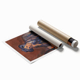 Impressionist Portrait Art - Cézanne's "The Drinker" Print