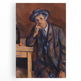 Impressionist Portrait Art - Cézanne's "The Drinker" Print