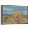 Autumn Motif" Modern Wall Art - Contemporary Seasonal Decor