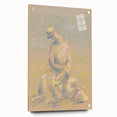 Modern Wall Art - Abstract Pastel Portrait of an Emigrant