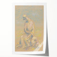 Modern Wall Art - Abstract Pastel Portrait of an Emigrant