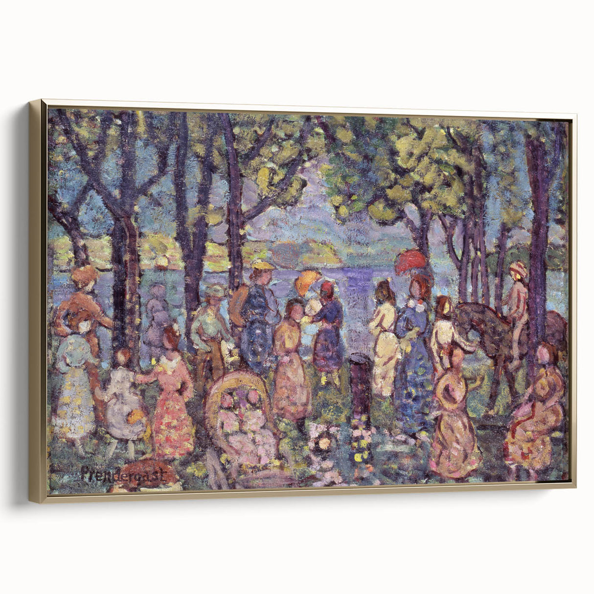 Summer in New England" Modern Wall Art - Vibrant Contemporary Decor