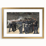 Impressionism Wall Art: The Execution of Emperor Maximilian Print