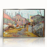 Impressionism Wall Art: The Factory by Vincent van Gogh Print