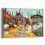 Impressionism Wall Art: The Factory by Vincent van Gogh Print