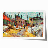 Impressionism Wall Art: The Factory by Vincent van Gogh Print