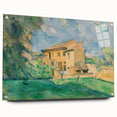 Impressionist Landscape: The Farm at Jas de Bouffan Print
