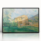 Impressionist Landscape: The Farm at Jas de Bouffan Print
