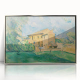 Impressionist Landscape: The Farm at Jas de Bouffan Print