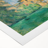 Impressionist Landscape: The Farm at Jas de Bouffan Print